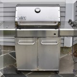 L03. Weber Genesis direct connect 3-burner gas grill. - $350 